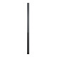 Schake Stilpfosten Typ 4073B, ortsfest, 70x70mm, Oberteil Flachstahl, zum Einbetonieren, ca. 950mm Überflur, beschichtet-5