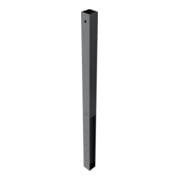 Schake Stilpfosten Typ 4073B, ortsfest, 70x70mm, Oberteil Flachstahl, zum Einbetonieren, ca. 950mm Überflur, beschichtet-5