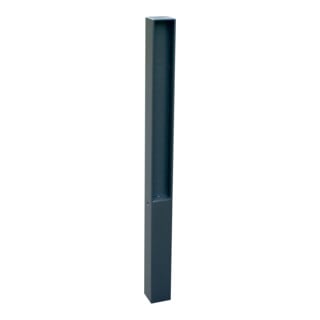 Schake Stilpfosten Typ 4073FB, herausnehmbar, 70x70mm + Dreikantverschluss, Oberteil Flachstahl
