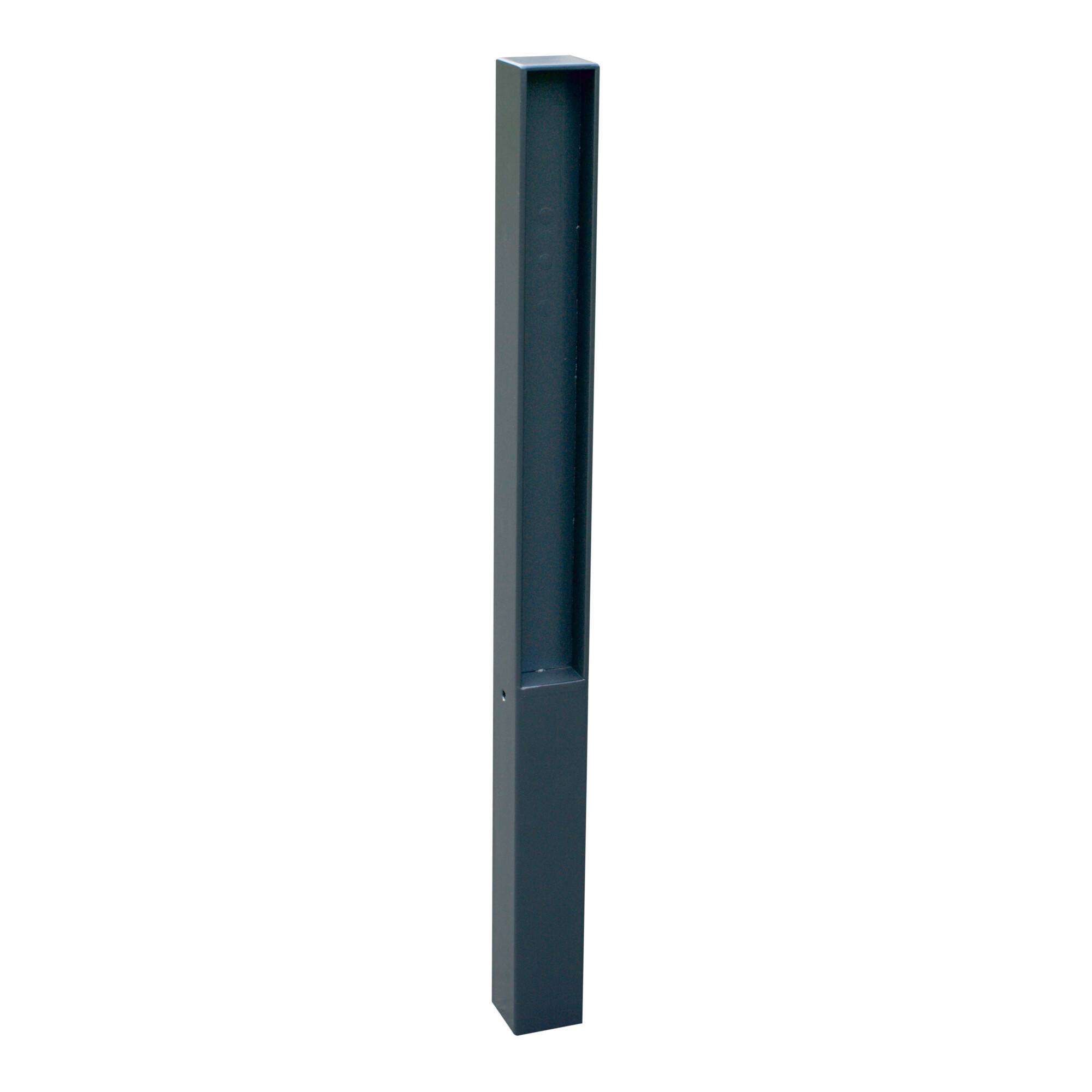 Schake Stilpfosten Typ 4073FB, herausnehmbar, 70x70mm + Dreikantverschluss, Oberteil Flachstahl