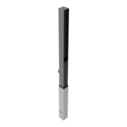 Schake Stilpfosten Typ 4073FB, herausnehmbar, 70x70mm + Dreikantverschluss, Oberteil Flachstahl-5