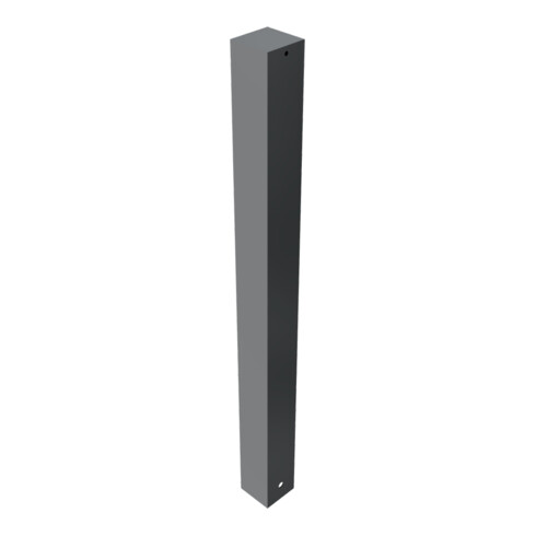 Schake Stilpoller aus Vierkantrohr 100x100mm + Flachkopf, ca 900mm Überflur, beschichtet, ortsfest zum Einbetonieren