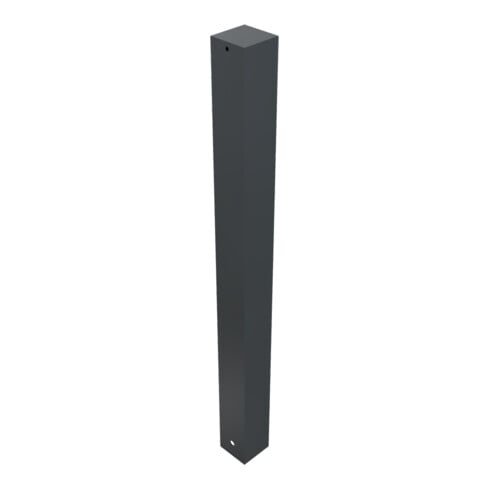 Schake Stilpoller aus Vierkantrohr 100x100mm + Flachkopf, ca 900mm Überflur, beschichtet, ortsfest zum Einbetonieren