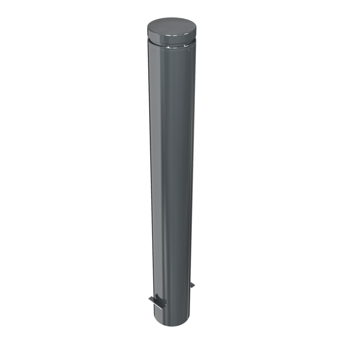 Schake Stilpoller Typ 40155B, ortsfest, zum Einbetonieren, Ø 152mm, Gesamtlänge:1250mm