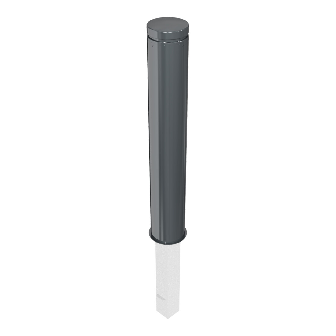 Schake Stilpoller Typ 40155FB, herausnehmbar, + Dreikantverschluss, Ø 152mm, Überflur ca. 950mm
