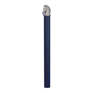 Schake Stilpoller Typ 40180PB, ortsfest, Ø 82mm + Pferdekopf, beschichtet