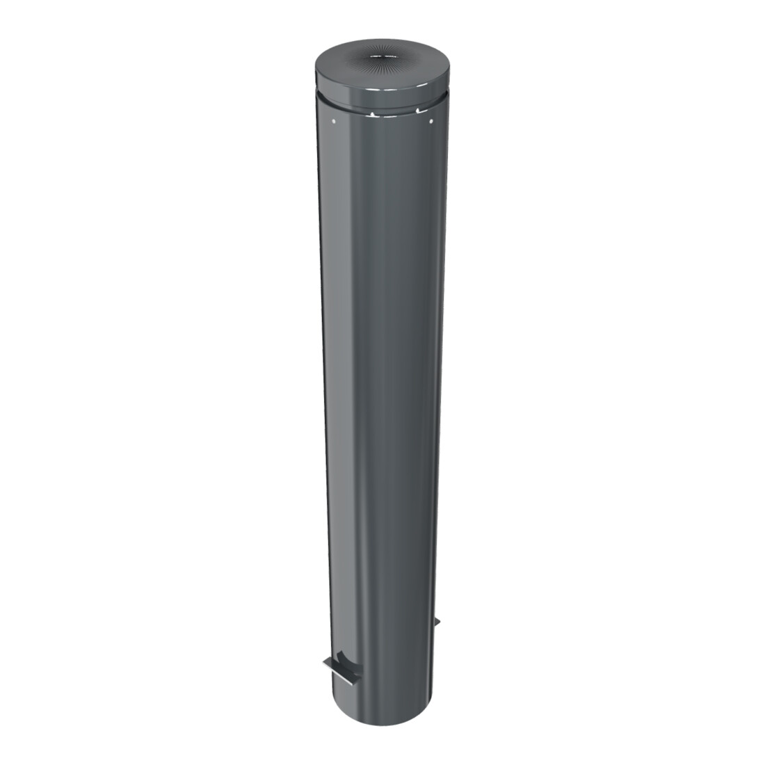 Schake Stilpoller Typ 40195B, ortsfest, zum Einbetonieren, Ø 193mm, Gesamtlänge:1250mm