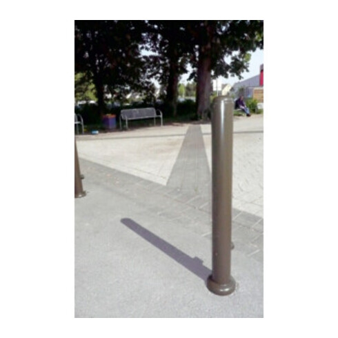 Schake Stilpoller Typ 480FB, herausnehmbar + Dreikantverschluß, Ø 82mm + Halbkugel, beschichtet,