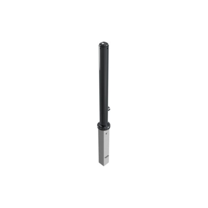 Schake Stilpoller Typ 480FB, herausnehmbar + Dreikantverschluß, Ø 82mm + Halbkugel, beschichtet,