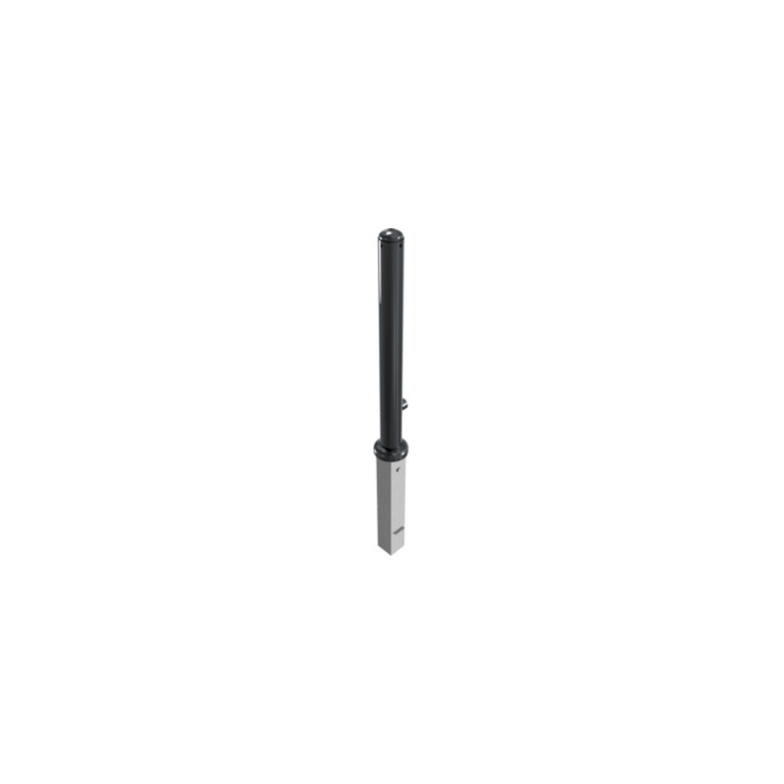 Schake Stilpoller Typ 480FB, herausnehmbar + Dreikantverschluß, Ø 82mm + Halbkugel, beschichtet,