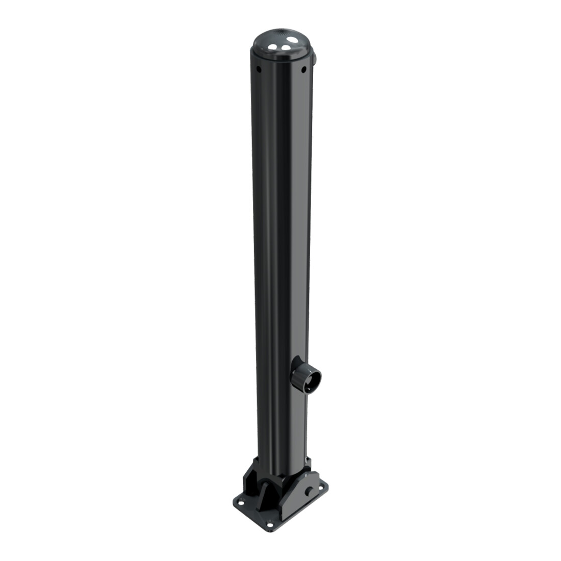Schake Stilpoller Typ 480FUB, umlegbar + Dreikantverschluß, Ø 82mm + Halbkugel,