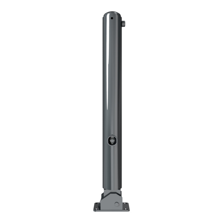 Schake Stilpoller Typ 480FUB, umlegbar + Dreikantverschluß, Ø 82mm + Halbkugel,