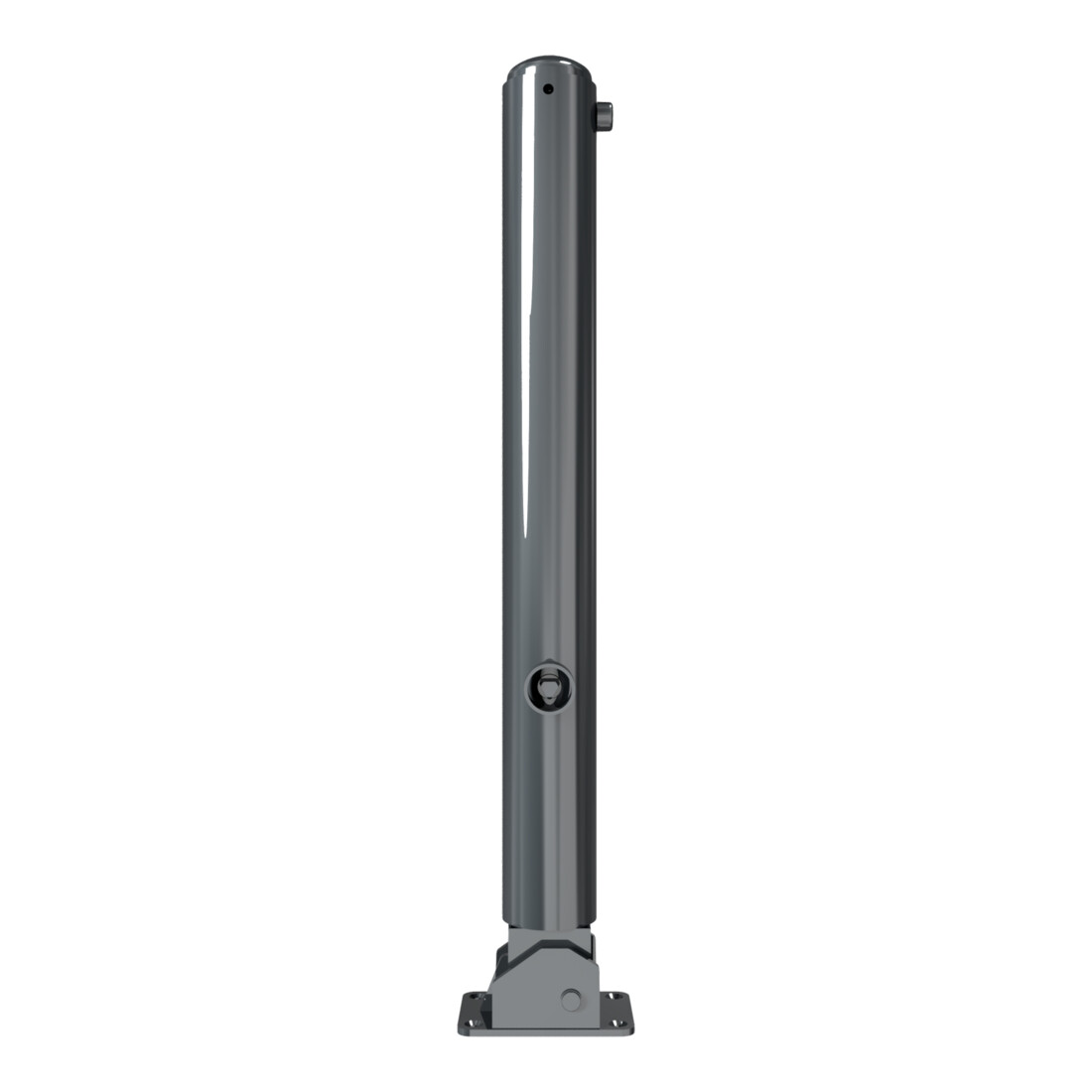 Schake Stilpoller Typ 480FUB, umlegbar + Dreikantverschluß, Ø 82mm + Halbkugel,
