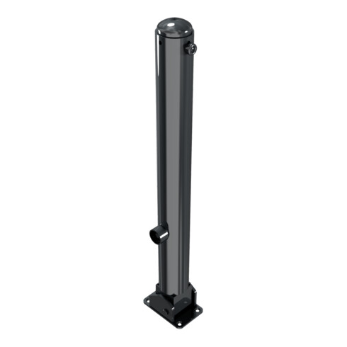 Schake Stilpoller Typ 480FUB, umlegbar + Dreikantverschluß, Ø 82mm + Halbkugel,
