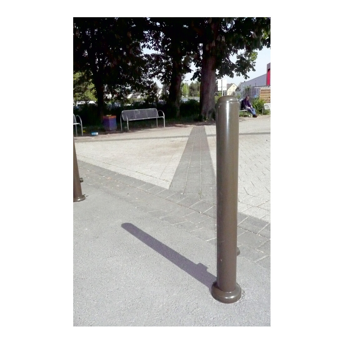 Schake Stilpoller Typ 480PB, ortsfest, Ø 82mm + Halbkugel, beschichtet,