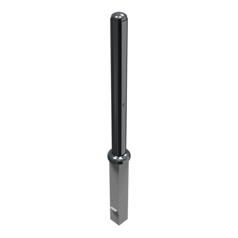 Schake Stilpoller Typ 480ZB, herausnehmbar + Profilzylinder, Ø 82mm + Halbkugel, beschichtet,