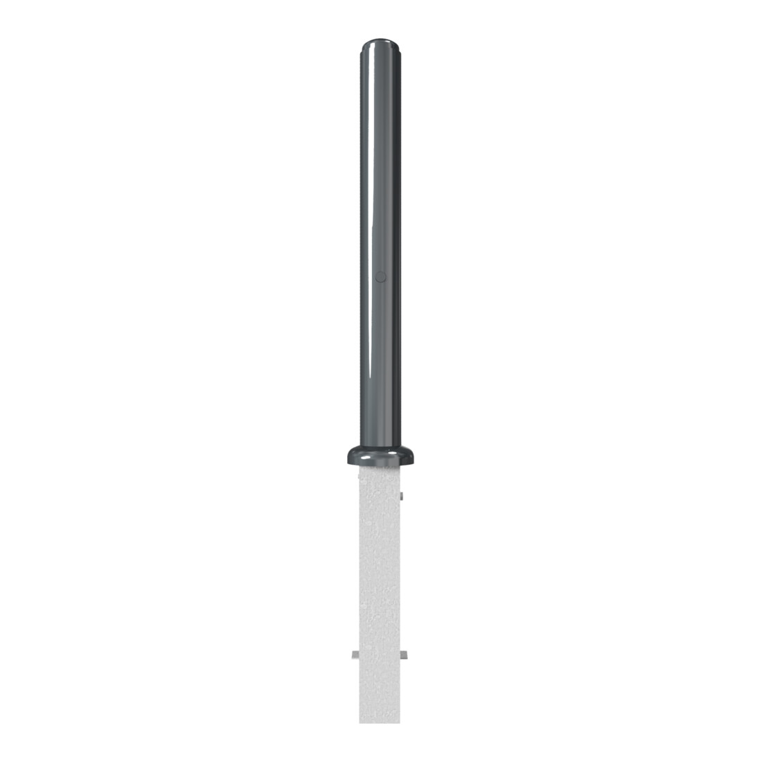 Schake Stilpoller Typ 480ZB, herausnehmbar + Profilzylinder, Ø 82mm + Halbkugel, beschichtet,
