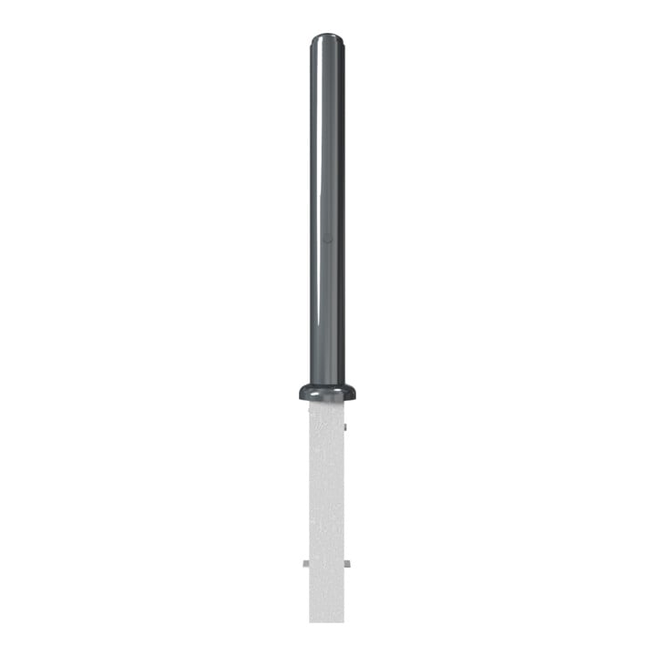 Schake Stilpoller Typ 480ZB, herausnehmbar + Profilzylinder, Ø 82mm + Halbkugel, beschichtet,