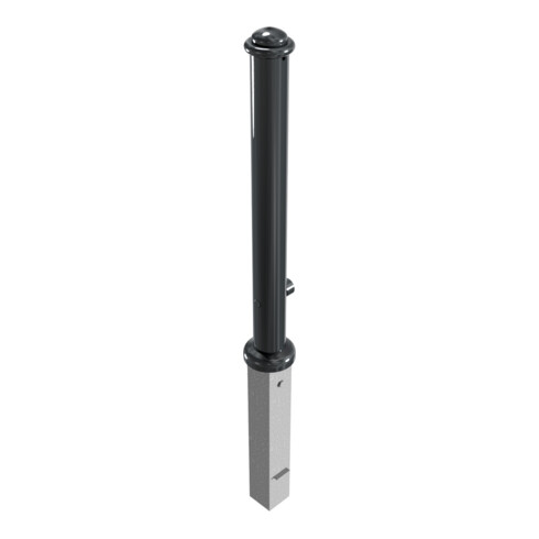 Schake Stilpoller Typ 481FB, herausnehmbar + Dreikantverschluß, Ø 82mm + Halbkugel, beschichtet,