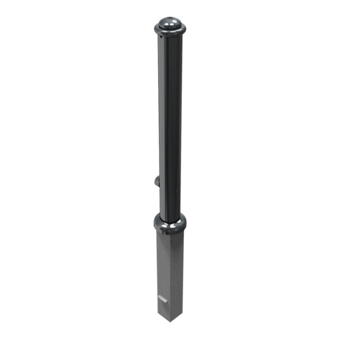 Schake Stilpoller Typ 481FB, herausnehmbar + Dreikantverschluß, Ø 82mm + Halbkugel, beschichtet,