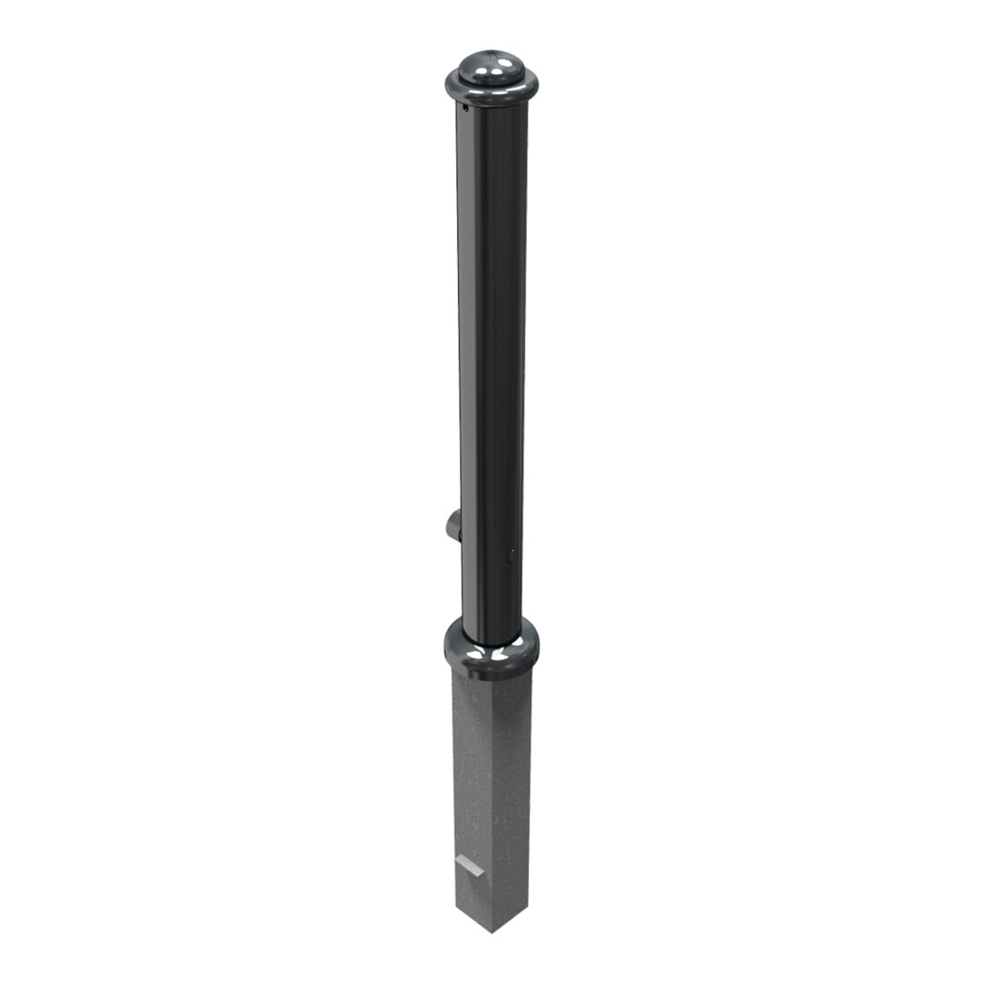 Schake Stilpoller Typ 481FB, herausnehmbar + Dreikantverschluß, Ø 82mm + Halbkugel, beschichtet,