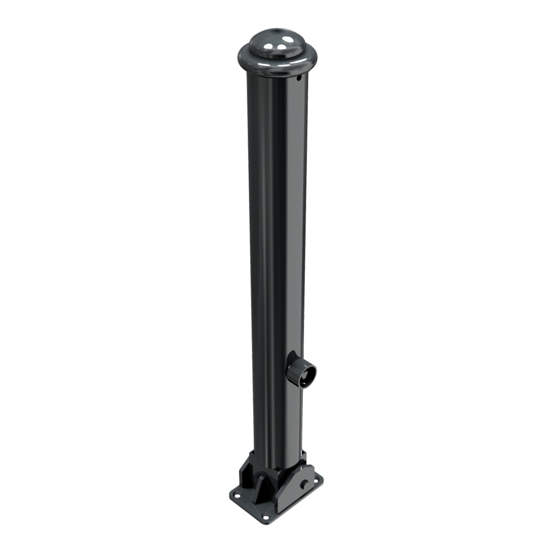 Schake Stilpoller Typ 481FUB, umlegbar + Dreikantverschluß, Ø 82mm + Halbkugel,