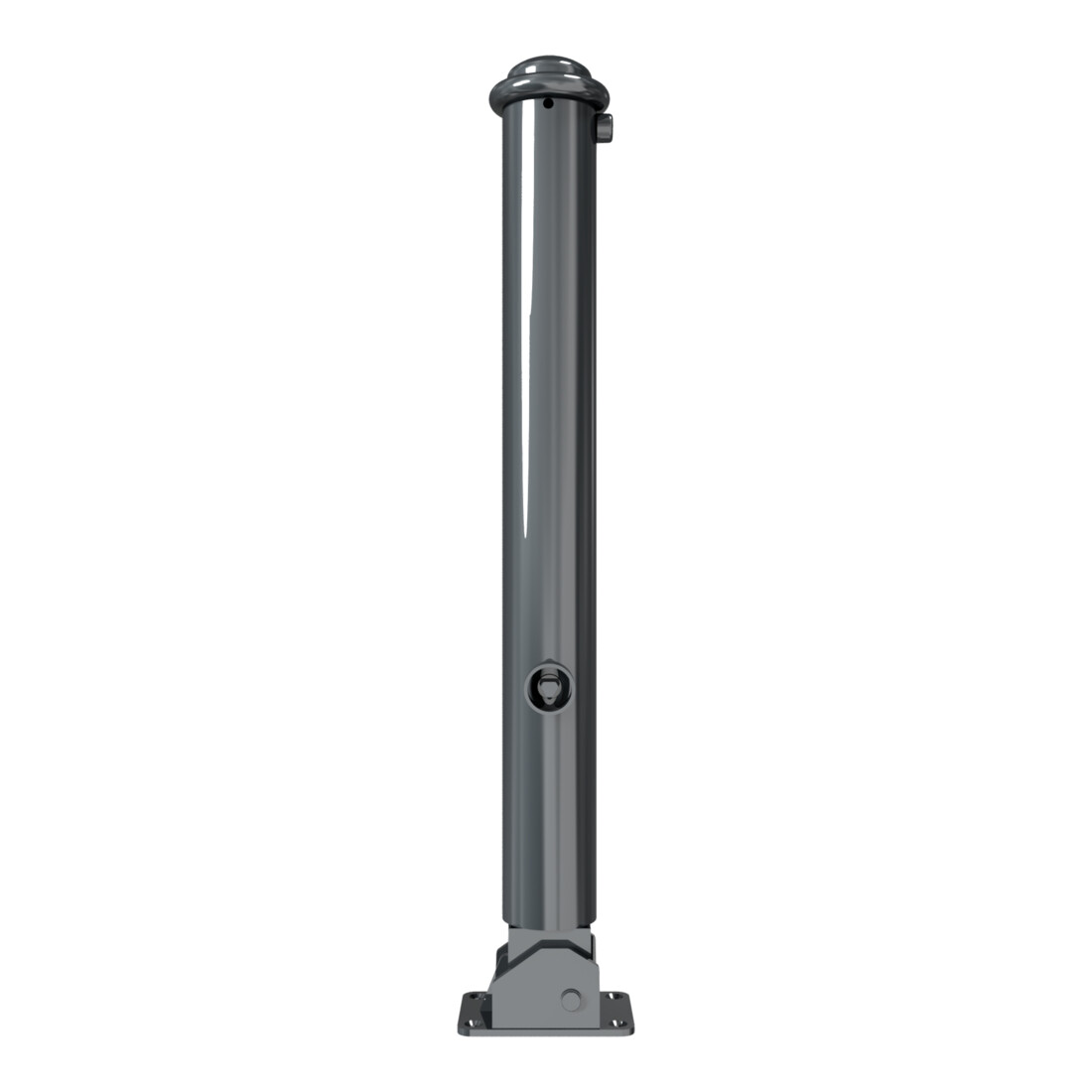 Schake Stilpoller Typ 481FUB, umlegbar + Dreikantverschluß, Ø 82mm + Halbkugel,