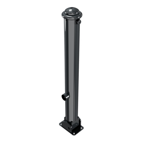 Schake Stilpoller Typ 481FUB, umlegbar + Dreikantverschluß, Ø 82mm + Halbkugel,