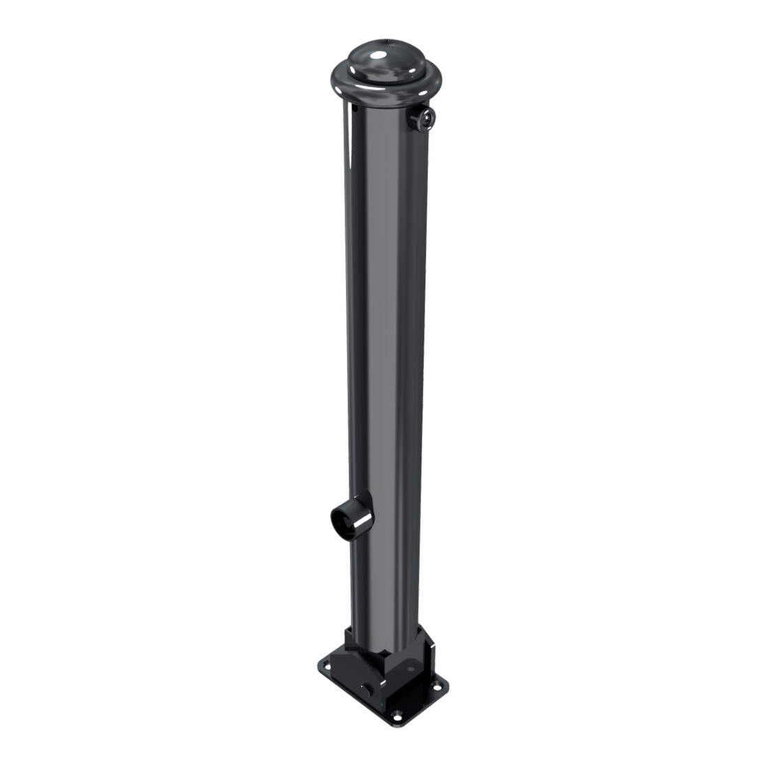 Schake Stilpoller Typ 481FUB, umlegbar + Dreikantverschluß, Ø 82mm + Halbkugel,