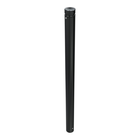 Schake Stilpoller Typ 482B, ortsfest, zum Einbetonieren, Ø 82mm + Zierkopf inkl Ziernut, beschichtet