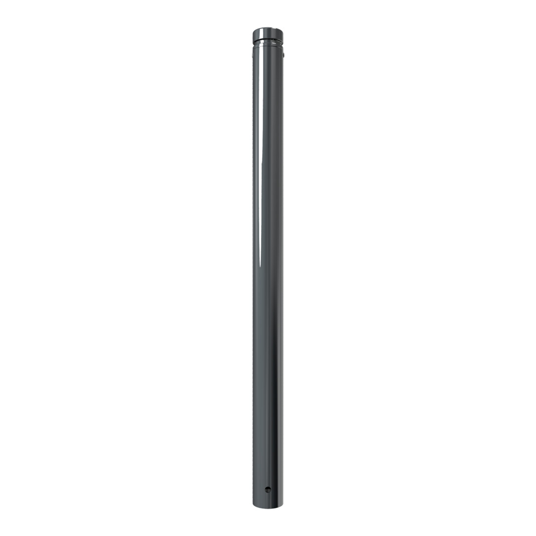 Schake Stilpoller Typ 482B, ortsfest, zum Einbetonieren, Ø 82mm + Zierkopf inkl Ziernut, beschichtet