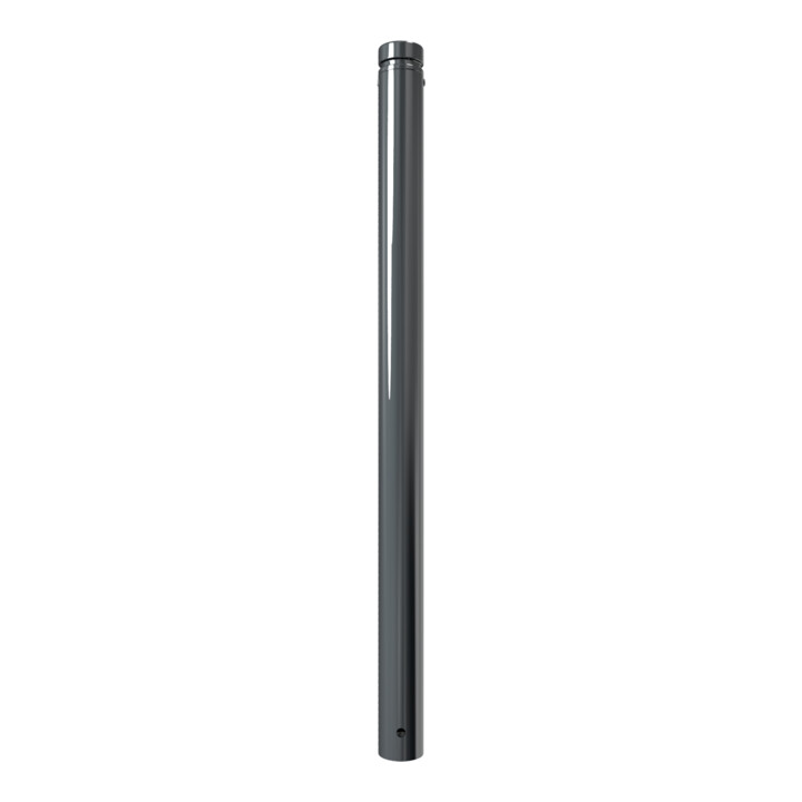 Schake Stilpoller Typ 482B, ortsfest, zum Einbetonieren, Ø 82mm + Zierkopf inkl Ziernut, beschichtet