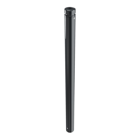 Schake Stilpoller Typ 482B, ortsfest, zum Einbetonieren, Ø 82mm + Zierkopf inkl Ziernut, beschichtet