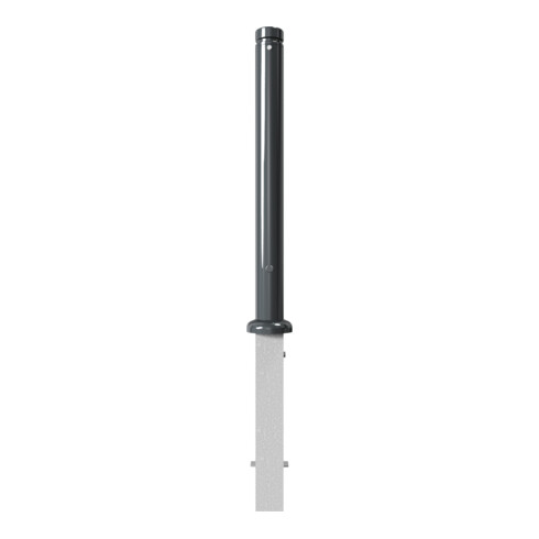 Schake Stilpoller Typ 482FB, herausnehmbar + Dreikantverschluß, Ø 82mm + Zierkopf inkl Ziernut, beschichtet