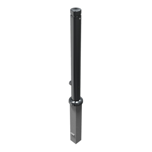 Schake Stilpoller Typ 482FB, herausnehmbar + Dreikantverschluß, Ø 82mm + Zierkopf inkl Ziernut, beschichtet