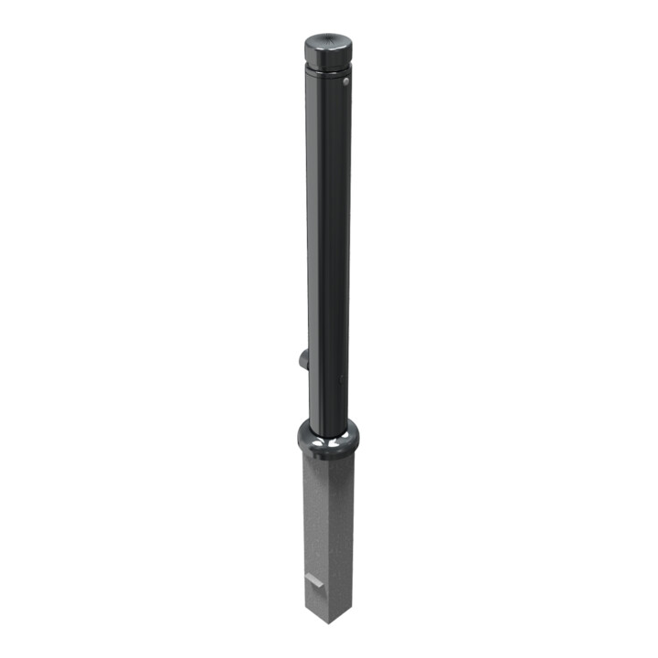Schake Stilpoller Typ 482FB, herausnehmbar + Dreikantverschluß, Ø 82mm + Zierkopf inkl Ziernut, beschichtet