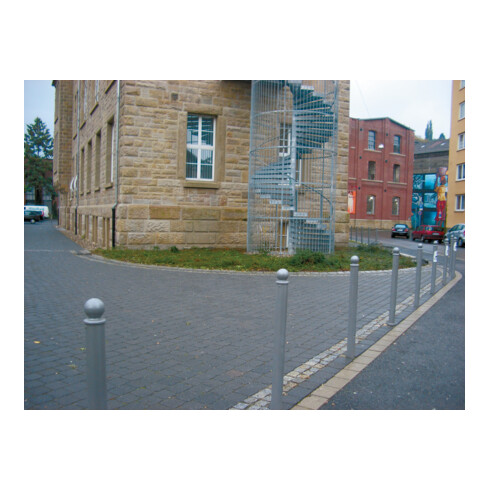 Schake Stilpoller Typ 482FUB, umlegbar + Dreikantverschluß, Ø 82mm + Zierkopf, beschichtet