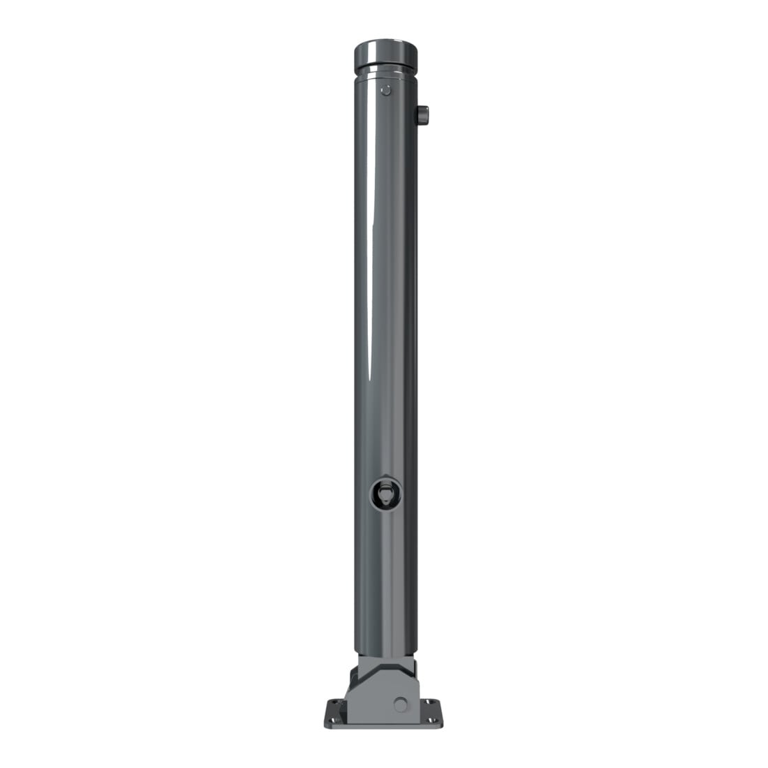 Schake Stilpoller Typ 482FUB, umlegbar + Dreikantverschluß, Ø 82mm + Zierkopf, beschichtet
