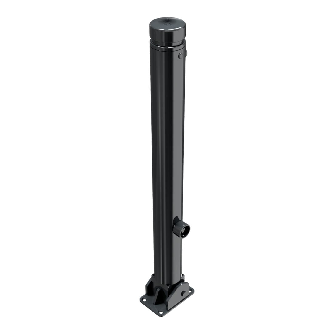Schake Stilpoller Typ 482FUB, umlegbar + Dreikantverschluß, Ø 82mm + Zierkopf, beschichtet