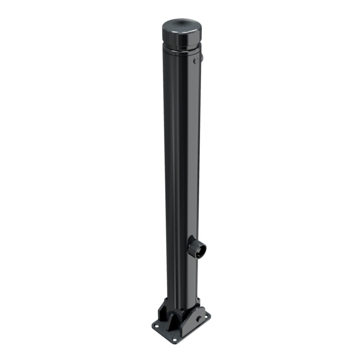 Schake Stilpoller Typ 482FUB, umlegbar + Dreikantverschluß, Ø 82mm + Zierkopf, beschichtet