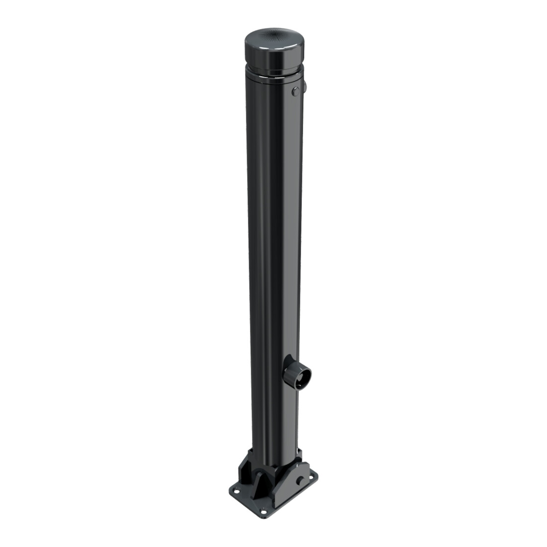 Schake Stilpoller Typ 482FUB, umlegbar + Dreikantverschluß, Ø 82mm + Zierkopf, beschichtet