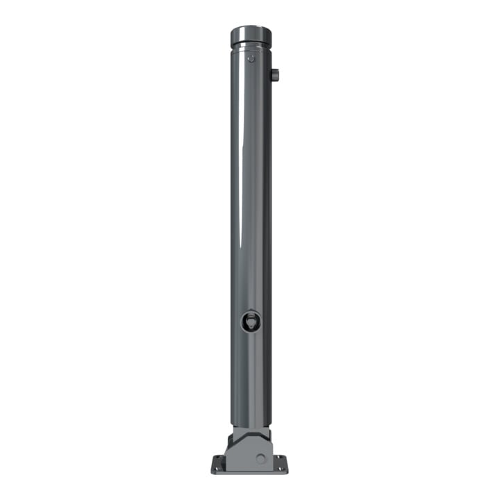 Schake Stilpoller Typ 482FUB, umlegbar + Dreikantverschluß, Ø 82mm + Zierkopf, beschichtet