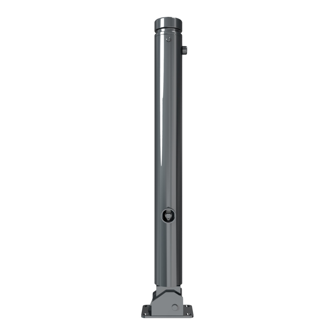 Schake Stilpoller Typ 482FUB, umlegbar + Dreikantverschluß, Ø 82mm + Zierkopf, beschichtet