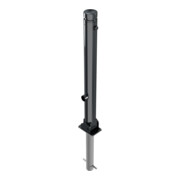 Schake Stilpoller Typ 482FUHB, umlegbar + Dreikantverschluß, zum Einbetonieren, Ø 82mm + Zierkopf, beschichtet-4