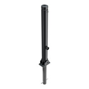 Schake Stilpoller Typ 482FUHB, umlegbar + Dreikantverschluß, zum Einbetonieren, Ø 82mm + Zierkopf, beschichtet-4