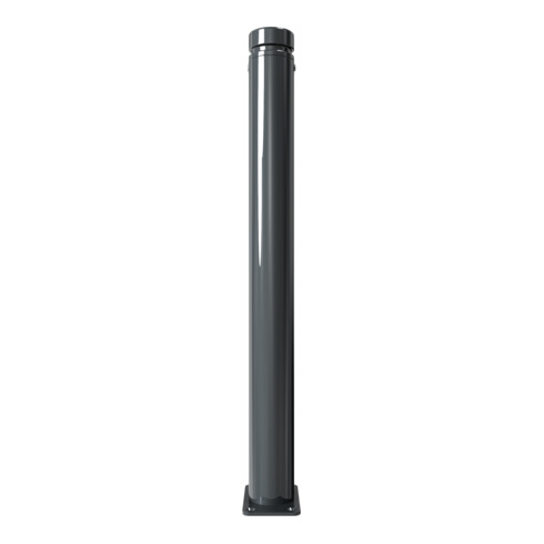 Schake Stilpoller Typ 482PB, ortsfest, zum Audfübeln, Ø 82mm + Zierkopf inkl Ziernut, beschichtet