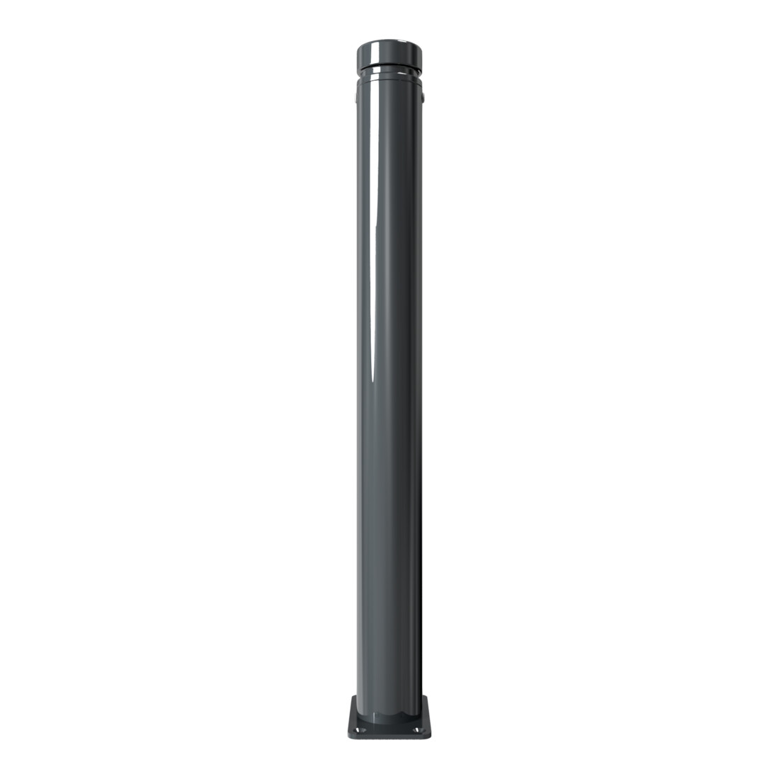Schake Stilpoller Typ 482PB, ortsfest, zum Audfübeln, Ø 82mm + Zierkopf inkl Ziernut, beschichtet