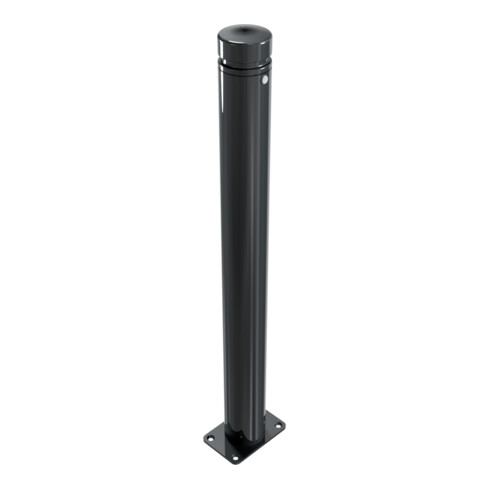 Schake Stilpoller Typ 482PB, ortsfest, zum Audfübeln, Ø 82mm + Zierkopf inkl Ziernut, beschichtet