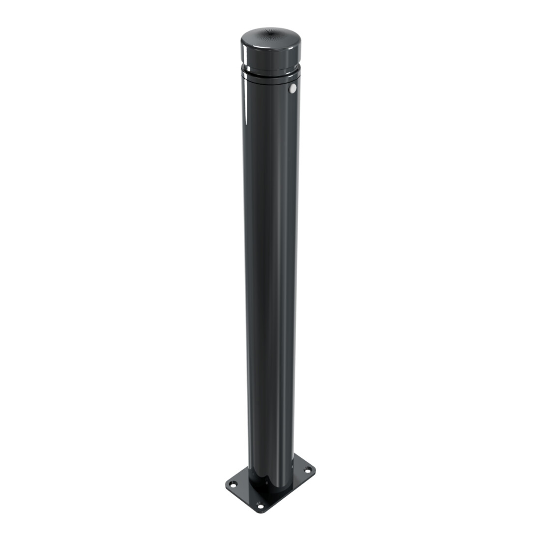 Schake Stilpoller Typ 482PB, ortsfest, zum Audfübeln, Ø 82mm + Zierkopf inkl Ziernut, beschichtet