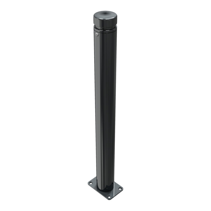 Schake Stilpoller Typ 482PB, ortsfest, zum Audfübeln, Ø 82mm + Zierkopf inkl Ziernut, beschichtet